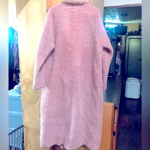 Free People We the Free Irresistible Teddy Shearling Long Coat - Picture 4 of 6